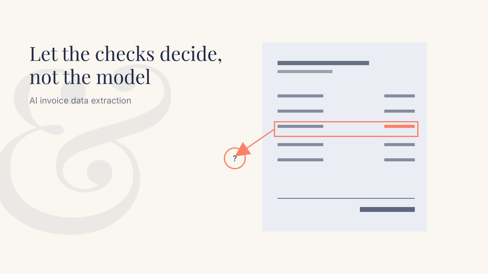 AI Invoice Data Extraction: Where the Model Should Stop